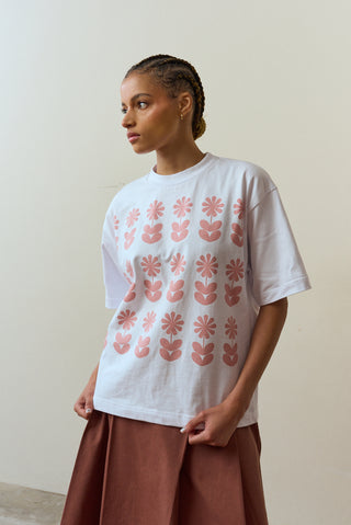 Mbali Flower Power Pink Tshirt