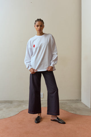 Anele White Long Sleeve Tshirt
