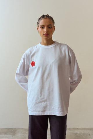 Anele White Long Sleeve Tshirt