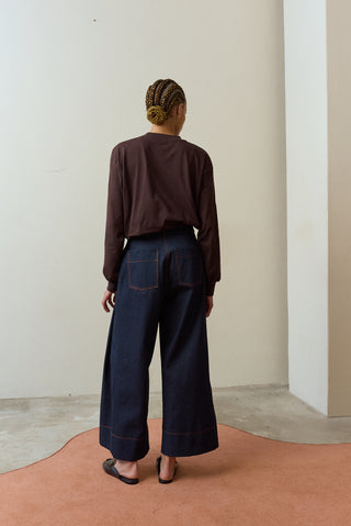 Nomzamo Pleated Denim Jeans