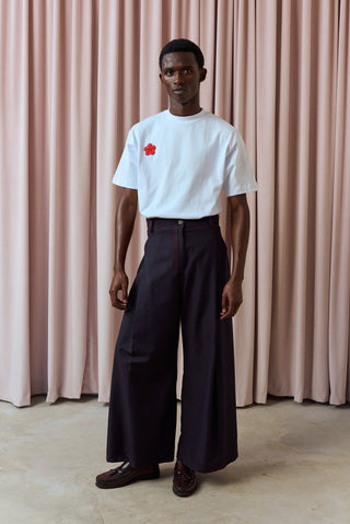 White Embroidered Tshirt
