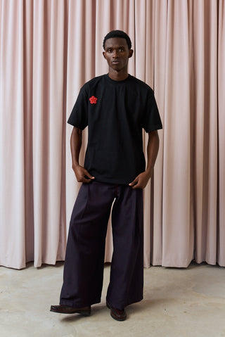 Midnight Embroidered  T-shirt