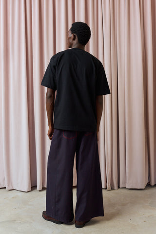 Midnight Embroidered  T-shirt