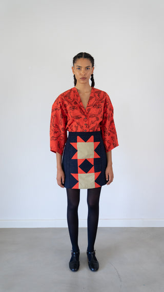 Angela Patchwork Skirt