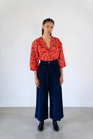 Zamo Pleated Denim Jeans